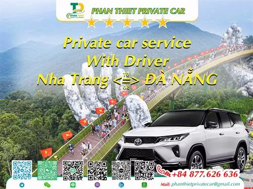 Private Car From Nha Trang <=> Da Nang (private car with driver)